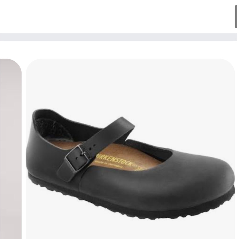 New!! Birkenstock Black Mantova Shoes rare black leather